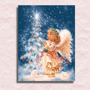 Little Angel Canvas - Painting by numbers shop