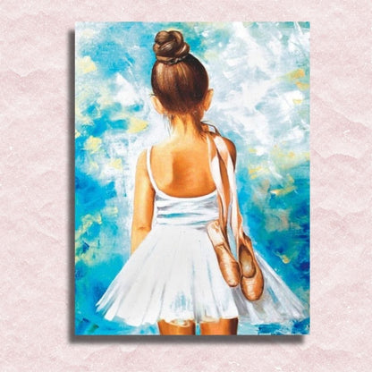 Kleine Ballerina - Canvas - Schilderij op nummer winkel