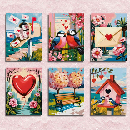 Little Love Stories 6 pack - Paint by numbers