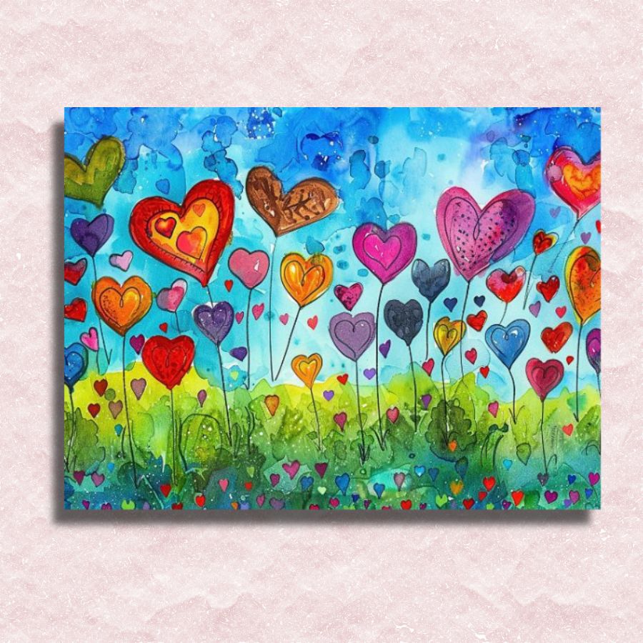 Love Grows Here  Canvas - Paint by numbers