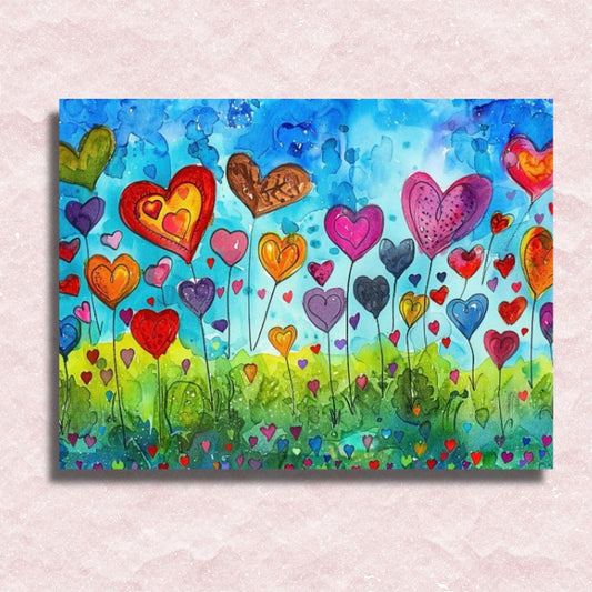 Love Grows Here  Canvas - Paint by numbers