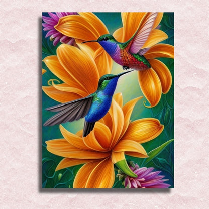 Magische kolibries Canvas - Schilderen op nummer winkel
