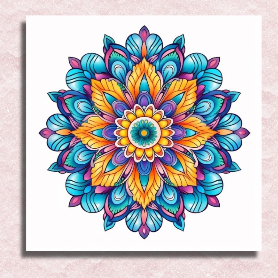 Mandala III Canvas - Painting by numbers shop