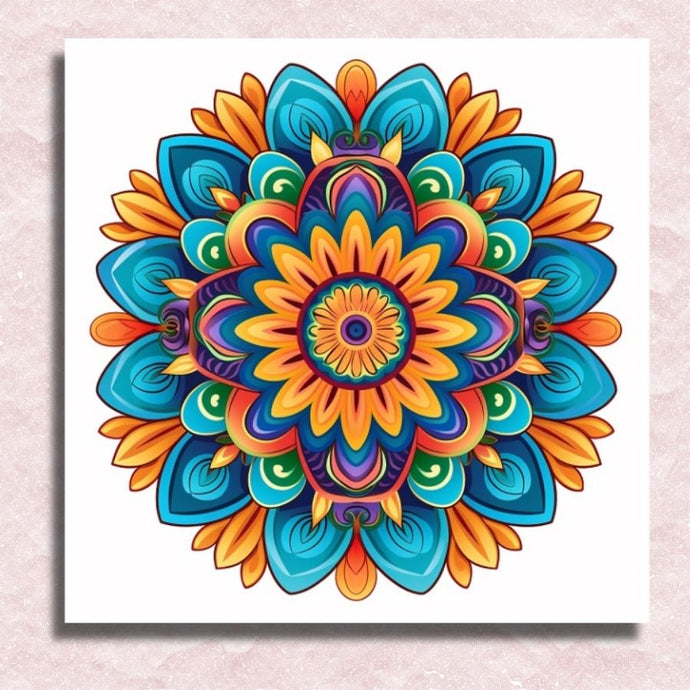 Mandala IV Canvas - Painting by numbers shop