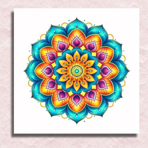 Mandala V Canvas - Painting by numbers shop