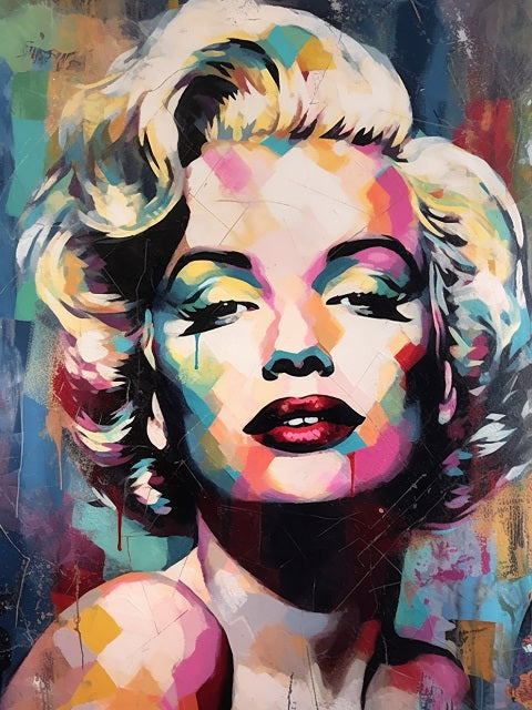 Marilyn Monroe - Painting by numbers shop