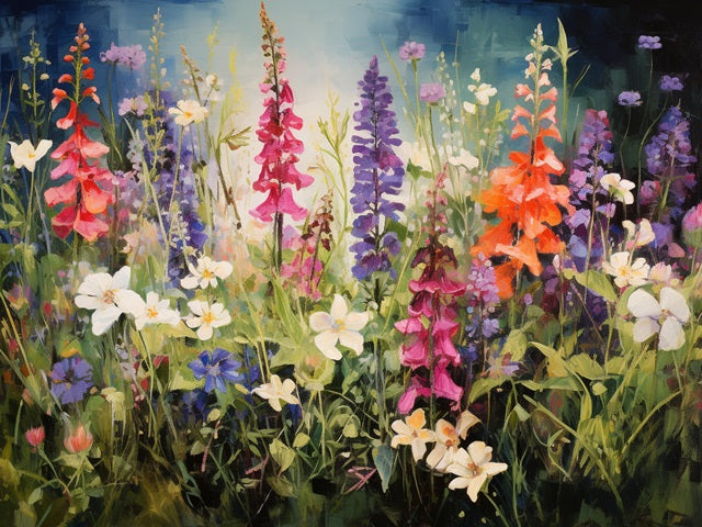 Meadow flowers - Painting by numbers shop
