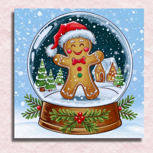 Merry Gingerbread Canvas - Paint by numbers