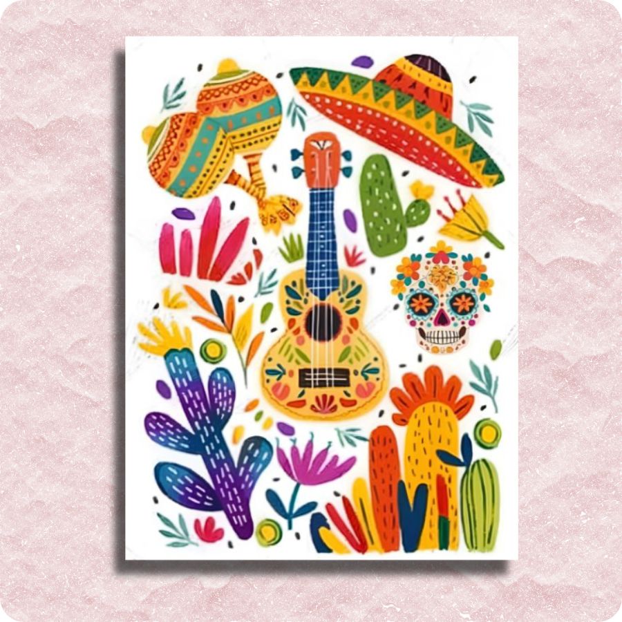 Mexican Fiesta Canvas - Malen nach Zahlen