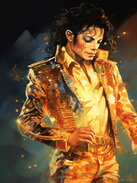 Michael Jackson - Painting by numbers shop