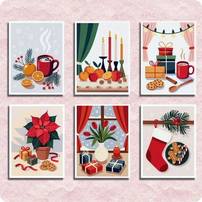 Mini Christmas Magic 6 Pack Paint by Numbers
