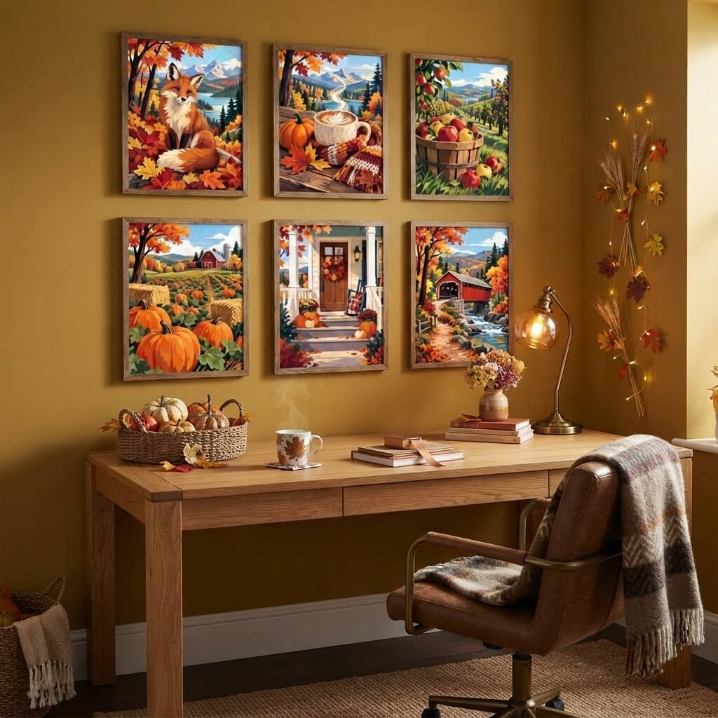 Mini Cozy Fall - Lifestyle Paint by numbers