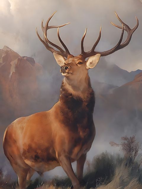 Edwin Landseer - Monarch of the Glen - Painting by numbers shop
