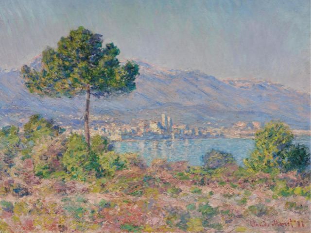 Claude Monet - Antibes vom Plateau aus gesehen - Malen-nach-Zahlen-Shop