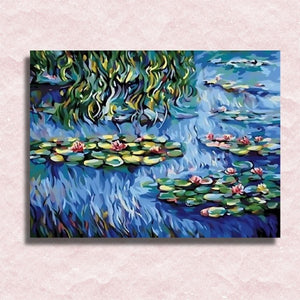 Claude Monet - Leinwand mit Seerosen - Malen-nach-Zahlen-Shop