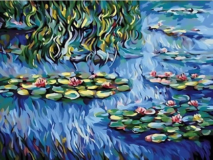 Claude Monet - Waterlelies - Schilderij op nummer winkel