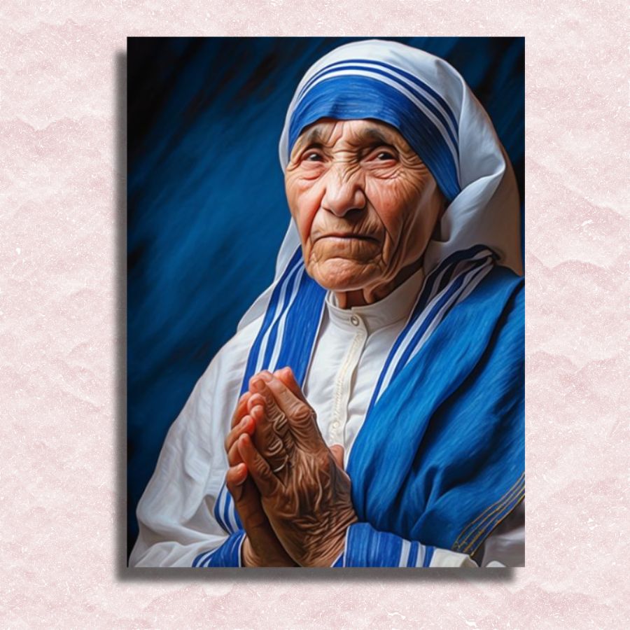 Mother Teresa Canvas - Paint by numbers