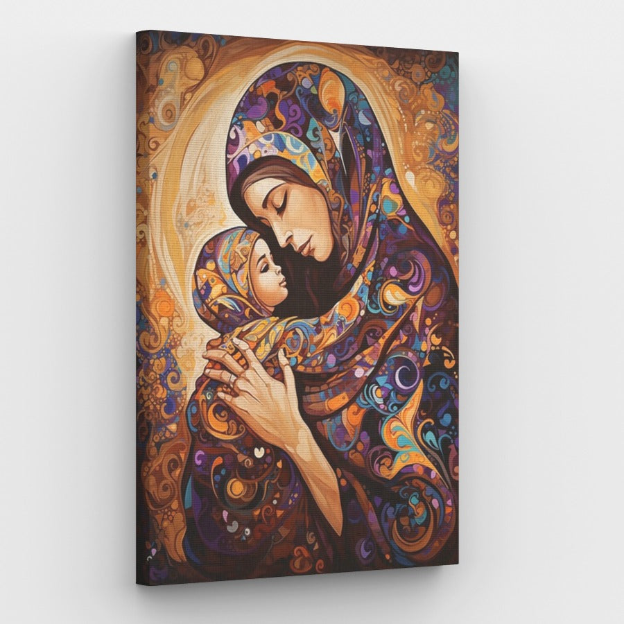 Mothers Love Canvas - Painting by numbers shop