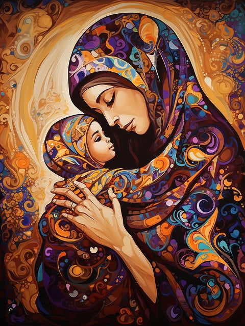 Mothers Love - Painting by numbers shop