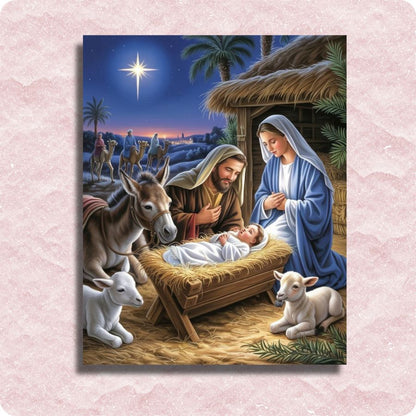 Nativity of Jesus - Paint by numbers