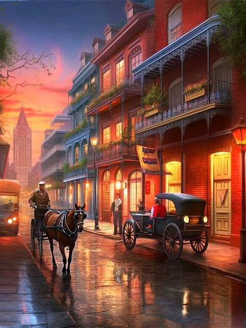 New Orleans Downtown - Painting by numbers shop