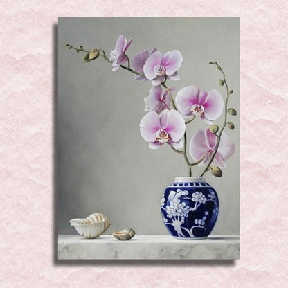 Orchideen-Leinwand - Malen-nach-Zahlen-Shop