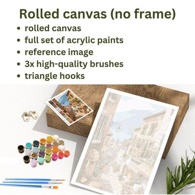 Painting by numbers shop - rolled canvas (no-frame)