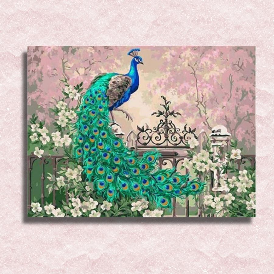 Peacock  Canvas - Painting by numbers shop
