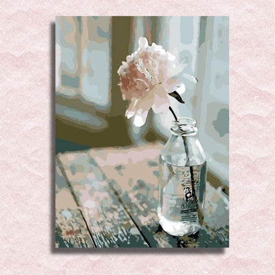 Peony in Vase Canvas - Paint by numbers