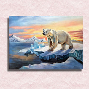 Polar Bear Canvas - Paint by numbers