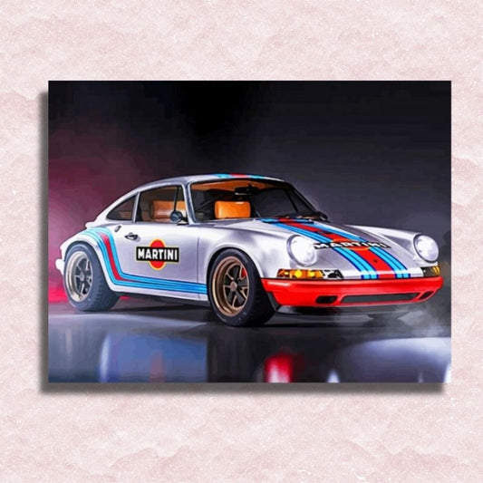 Porsche Racing Car Canvas - Schilderen op nummer winkel