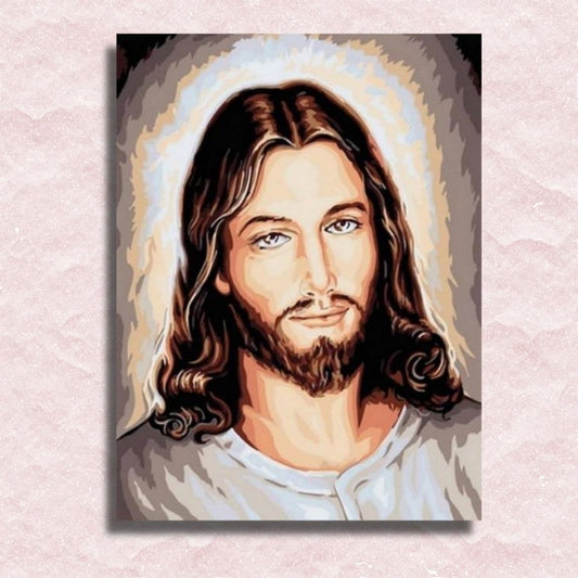 Portret van Jezus Canvas - Schilderen op nummer winkel