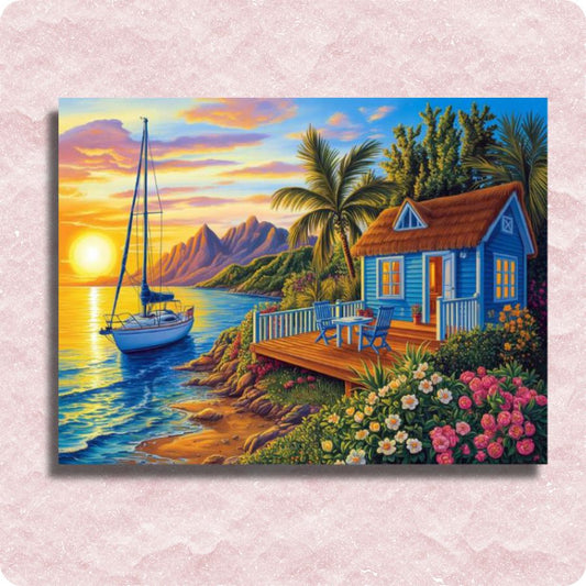 Quiet Seaside Canvas - Paint by numbers