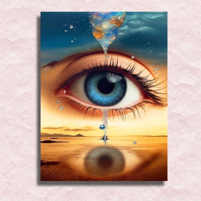 Raining Tears Canvas - Painting by numbers shop
