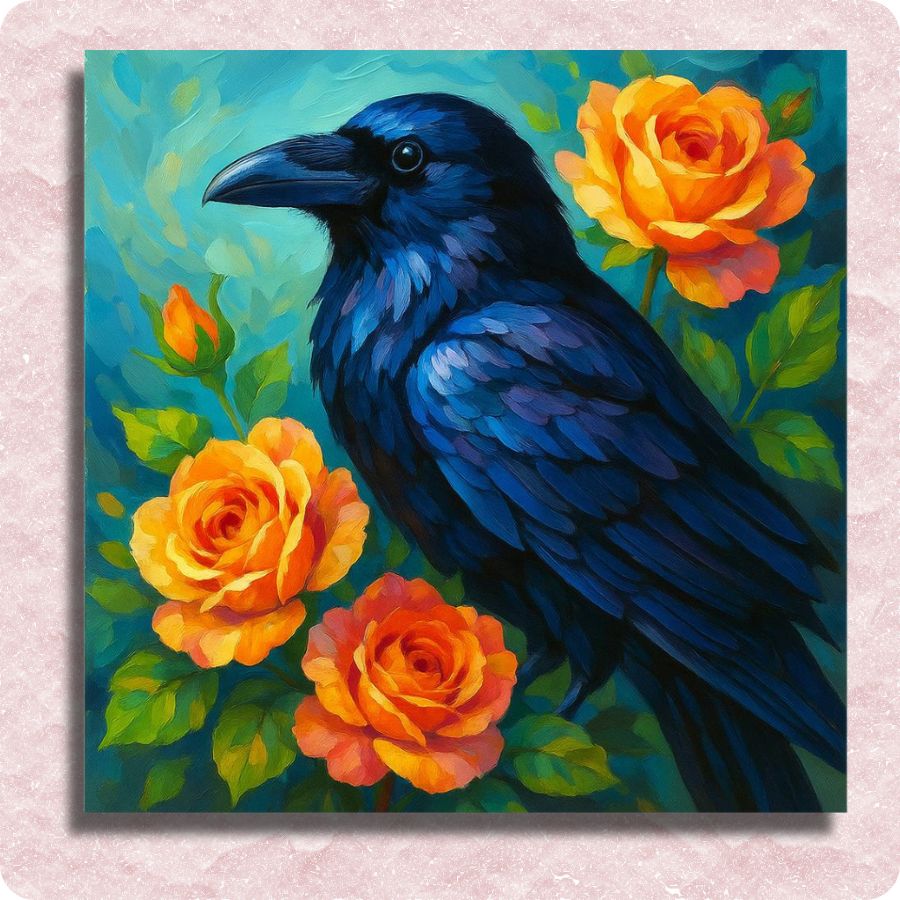 Raven Paint by Numbers Kit – Painting By Numbers Shop