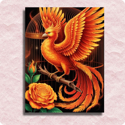 Rising Phoenix Canvas - Paint by numbers