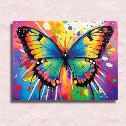 Romantic Butterfly Art Canvas - Paint by Numbers