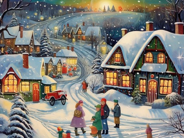 Romantic Christmas - Painting by numbers shop