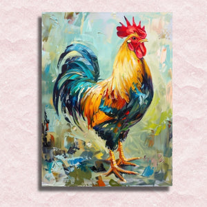 Rooster Canvas - Painting by numbers shop