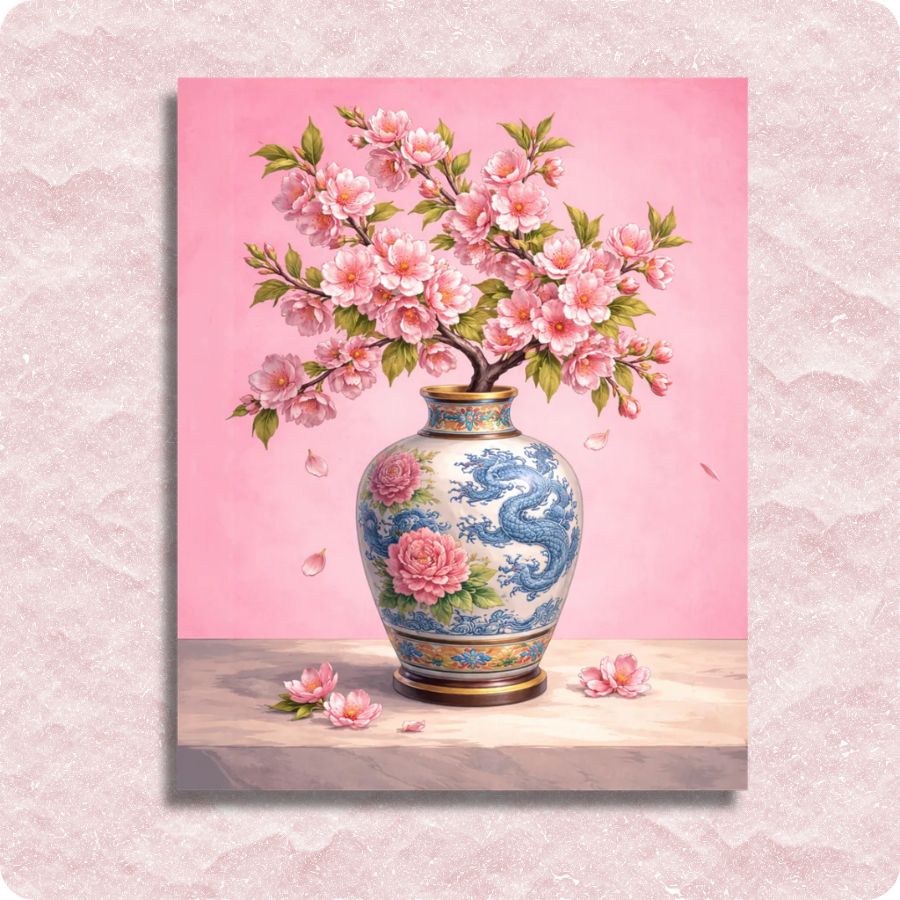 Sakura Cherry Blossom - Paint by numbers