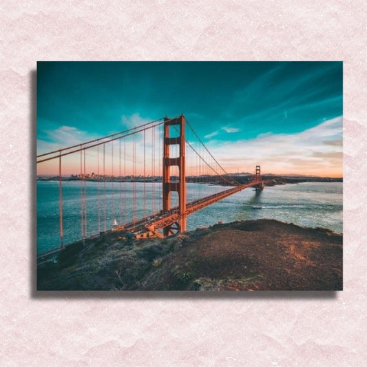 San Francisco Golden Gate Bridge Canvas - Schilderen op nummerwinkel