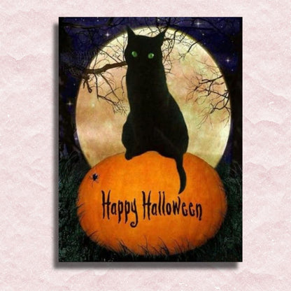 Scary Cat Canvas - Painting by numbers shop