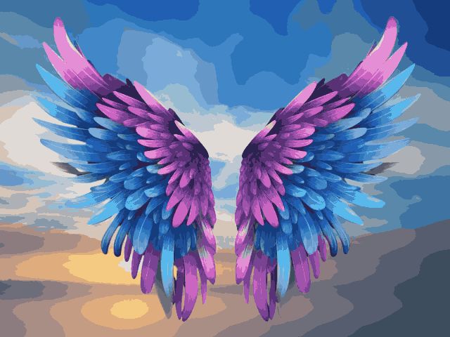 Seraphic Wings - Winkel voor schilderen op nummer