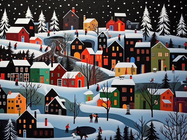 Silent Night - Painting by numbers shop