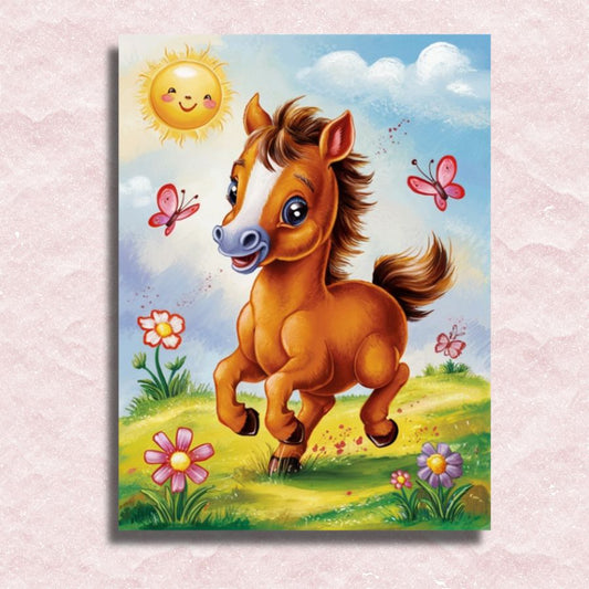 Small Horse Canvas - Painting by numbers shop