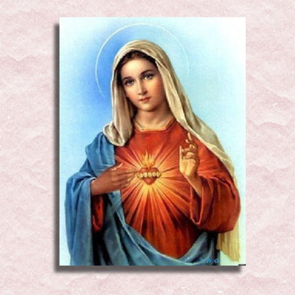 St. Mary - Moeder van Jezus Canvas - Schilderij op nummer winkel