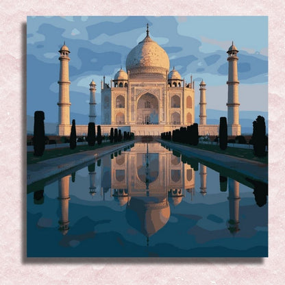 Taj Mahal Canvas - Schilderij op nummerwinkel