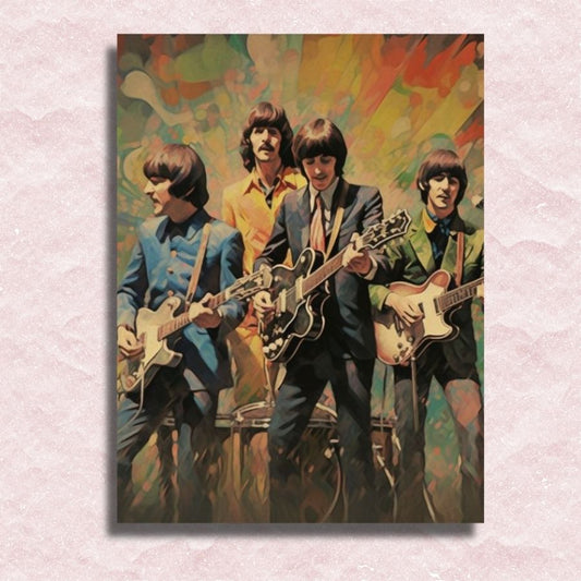 The Beatles Canvas - Schilderij op nummerwinkel