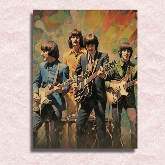 The Beatles Canvas - Paint by numbers