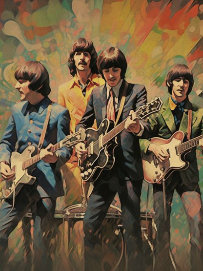 The Beatles - Schilderen op nummer winkel